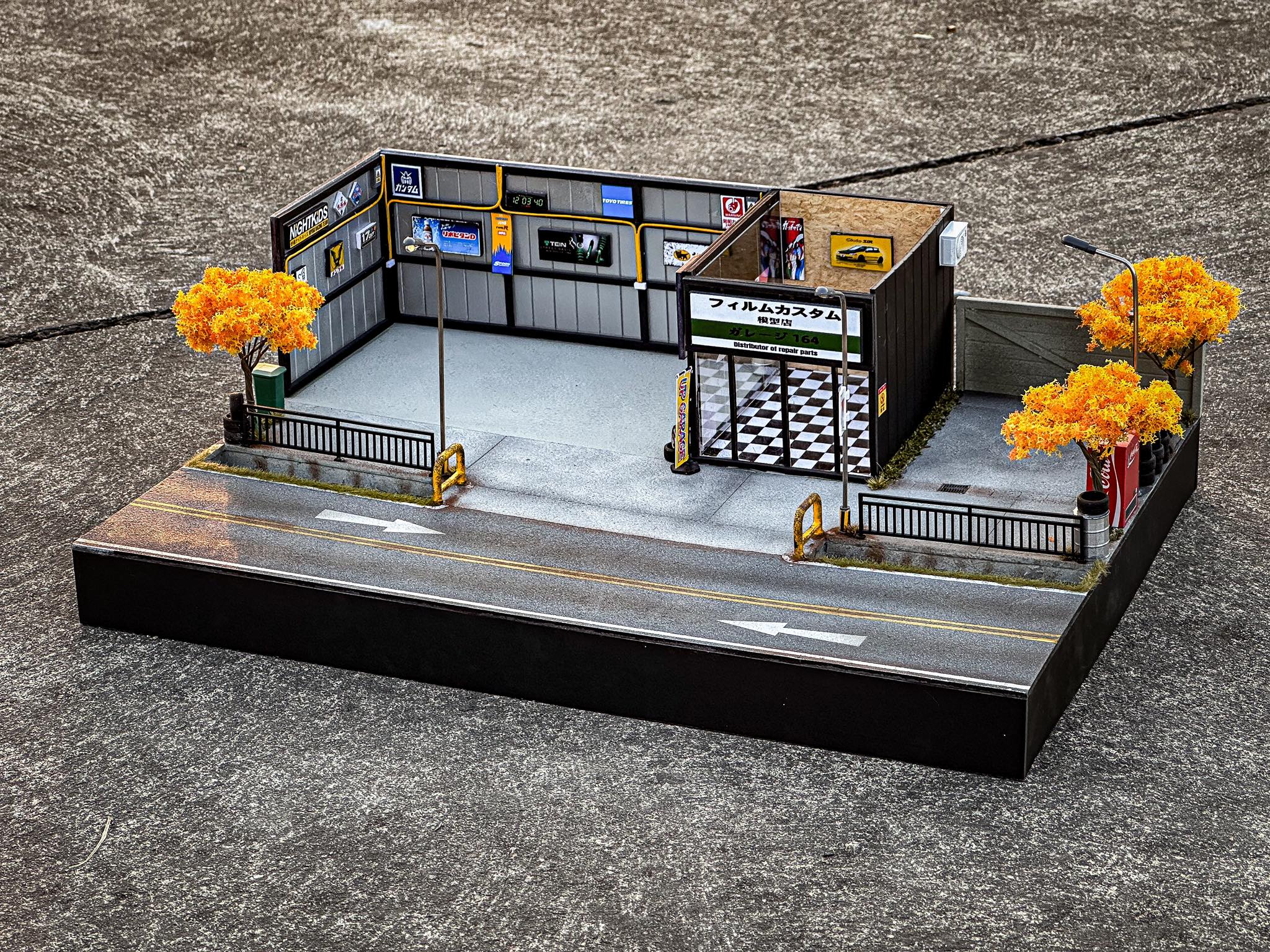 ☆ Diorama Garage Plate 【数限】 ☆ Diorama Garage Plate 【数限