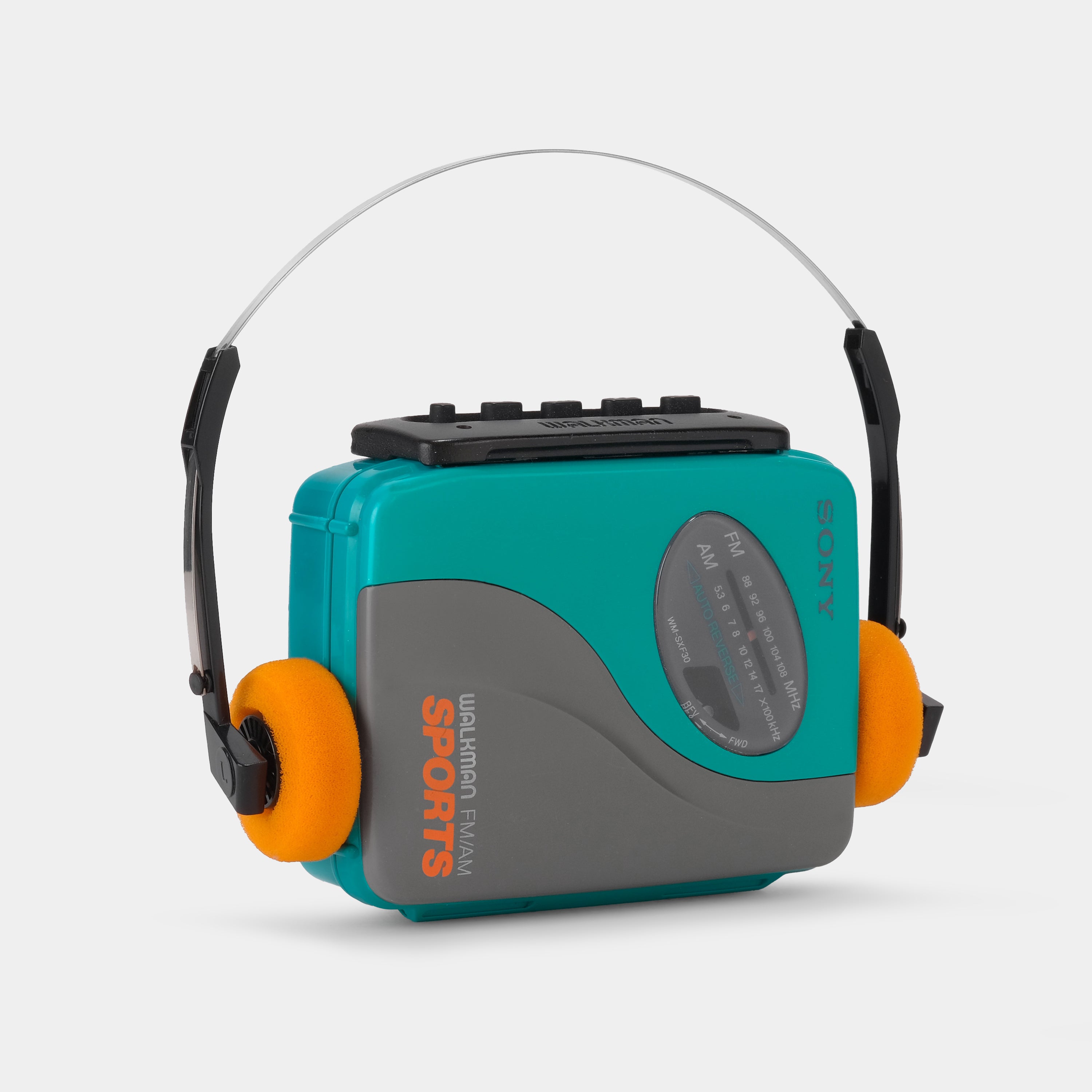 Sony Sports Walkman WM-SXF30 Green AM/FM Portable Cassette Player