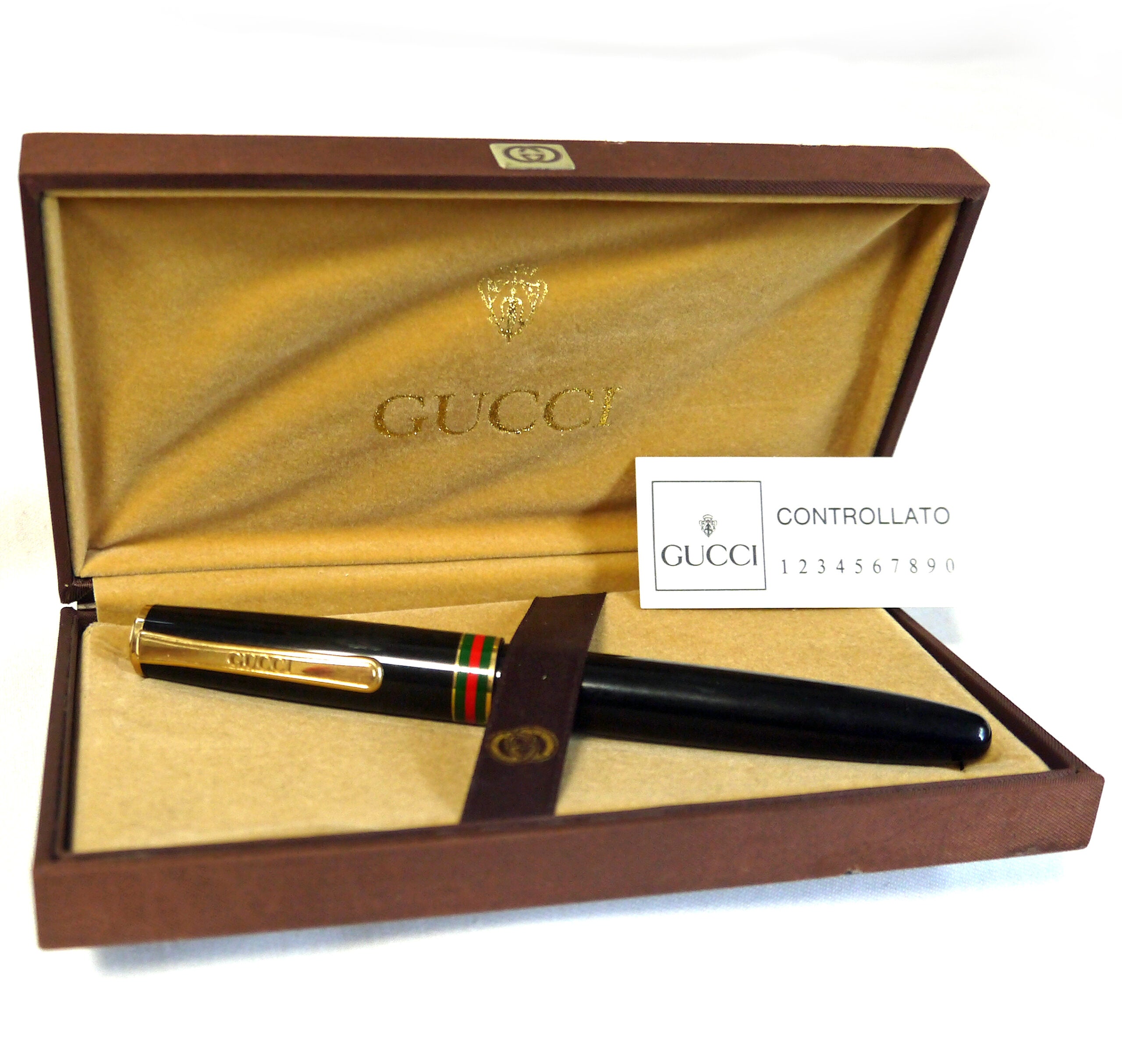 OLD Gucci 万年筆(黒/シェリーライン) – Vintage Shop Rococo