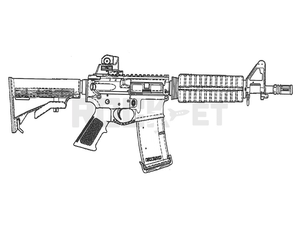 タニオコバ M4 限定モデルガン マガジン2個、薬莢追加 期間限定