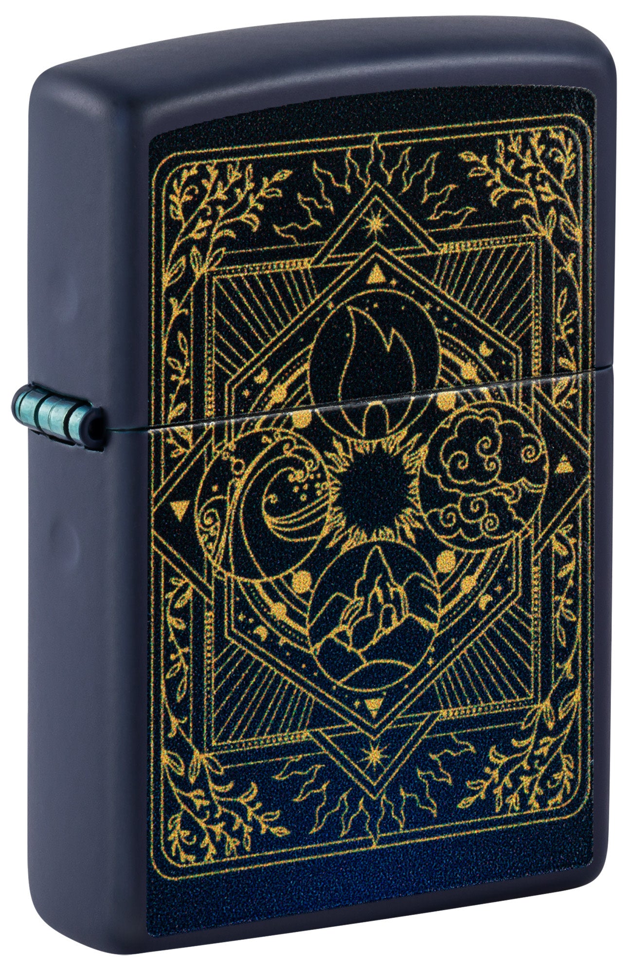 Zippo Elements Design Navy Matte Windproof Lighter – Zippo USA