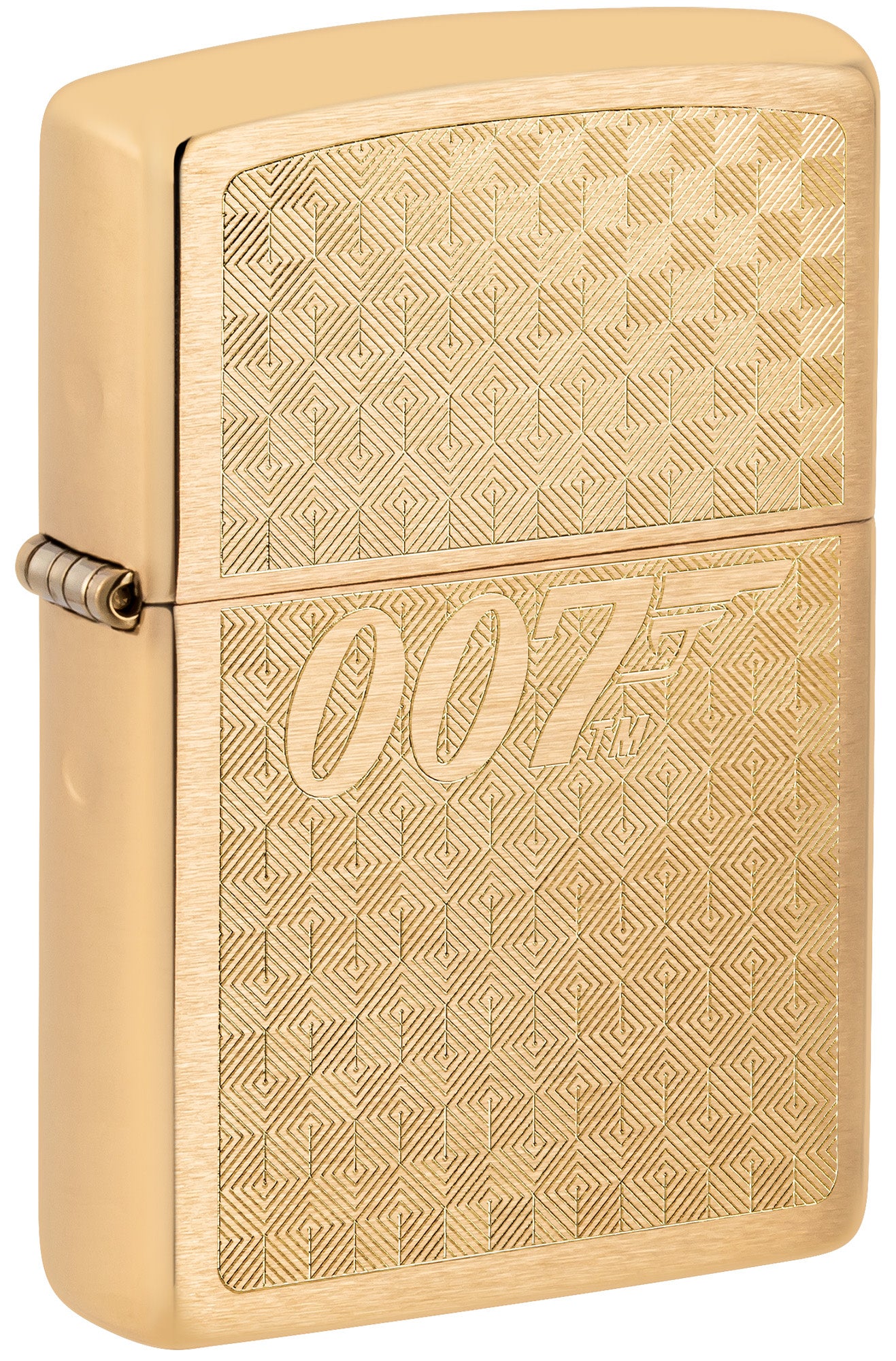 James Bond 007™ Textured Design Brushed Brass Windproof Lighter