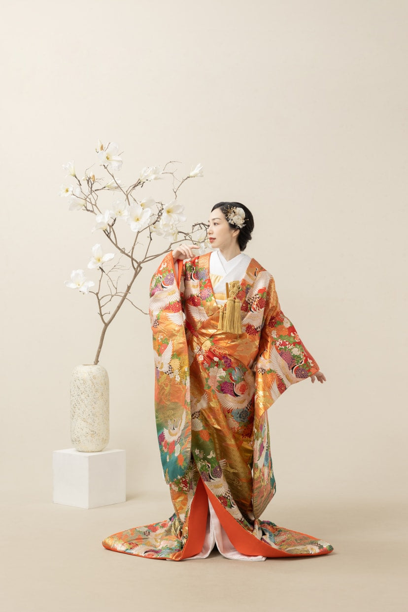 振袖 豪華 金駒 銀駒 金彩 銀通し身丈168cm 撥水加工済 振袖 豪華 金駒