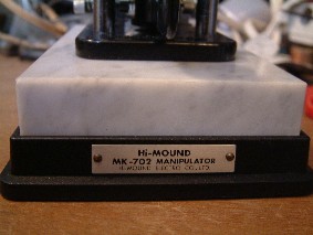 電鍵 ハイモンド HI-MOUND MK-702 エレキー シングルレバーパドル 電鍵