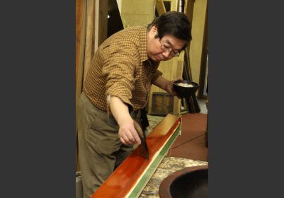 名工 岡安宮山人 茶入 立花大亀書付 常盤 仕覆 野田金襴 藤種純子 新品