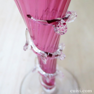 フランス1890s'ヴィクトリアン「イパーン 」クランベリー ヴァセリンSP