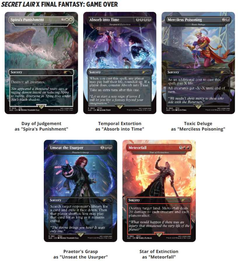 最終値下げ～未開封secret Lair x Final Fantasy 3種 Secret Lair x