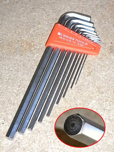 PB SWISS TOOLS：ピービー スイスツール 各種HEXレンチ類工具在庫表 N