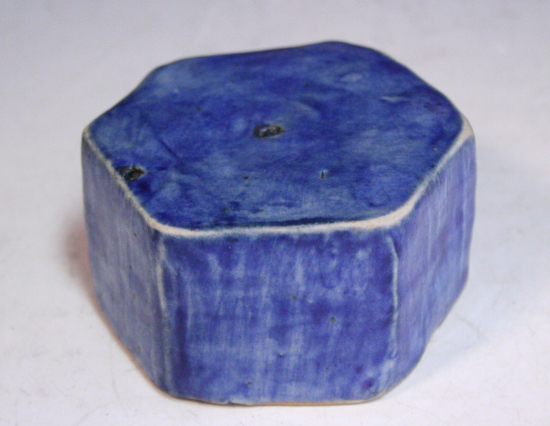 古美術青華堂｜H810 李朝・瑠璃釉六角水滴（韓国李朝時代）