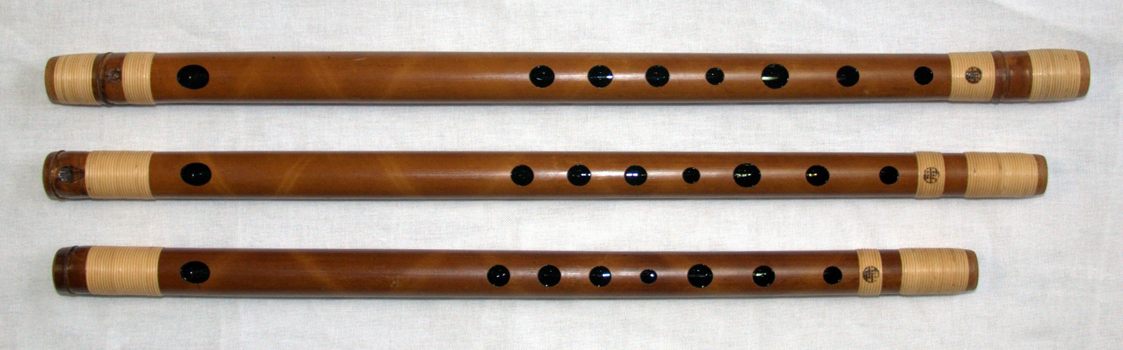 女竹・本煤竹篠笛: わらぞうり