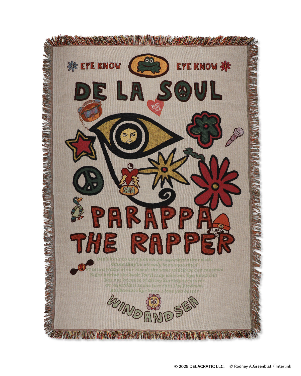 PARAPPA x DE LA SOUL x WDS BLANKET – WIND AND SEA