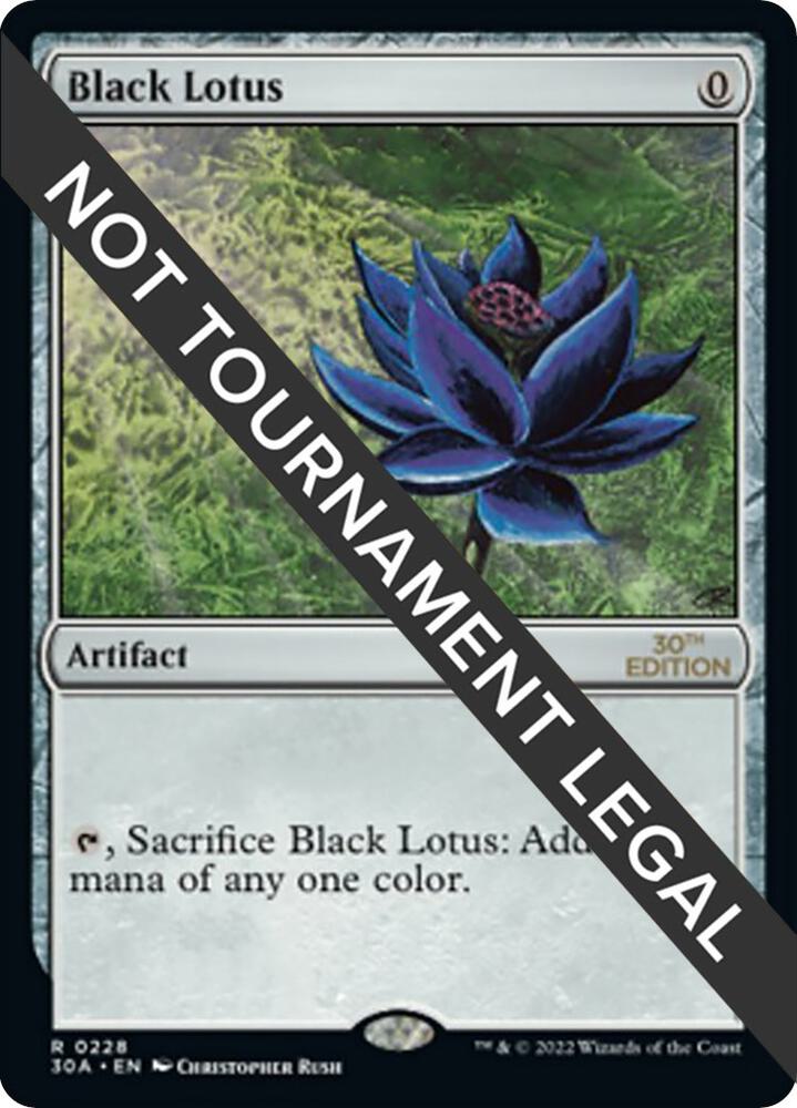 MTG ブラックロータス Black Lotus 30th Black Lotus - 30th