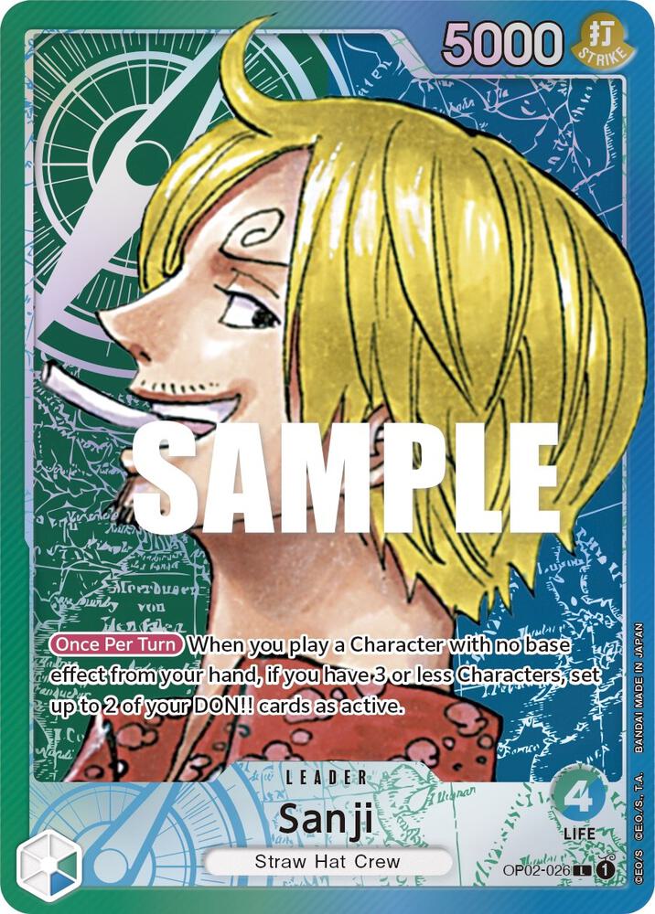 Sanji (Alternate Art) - Paramount War - One Piece Card Game