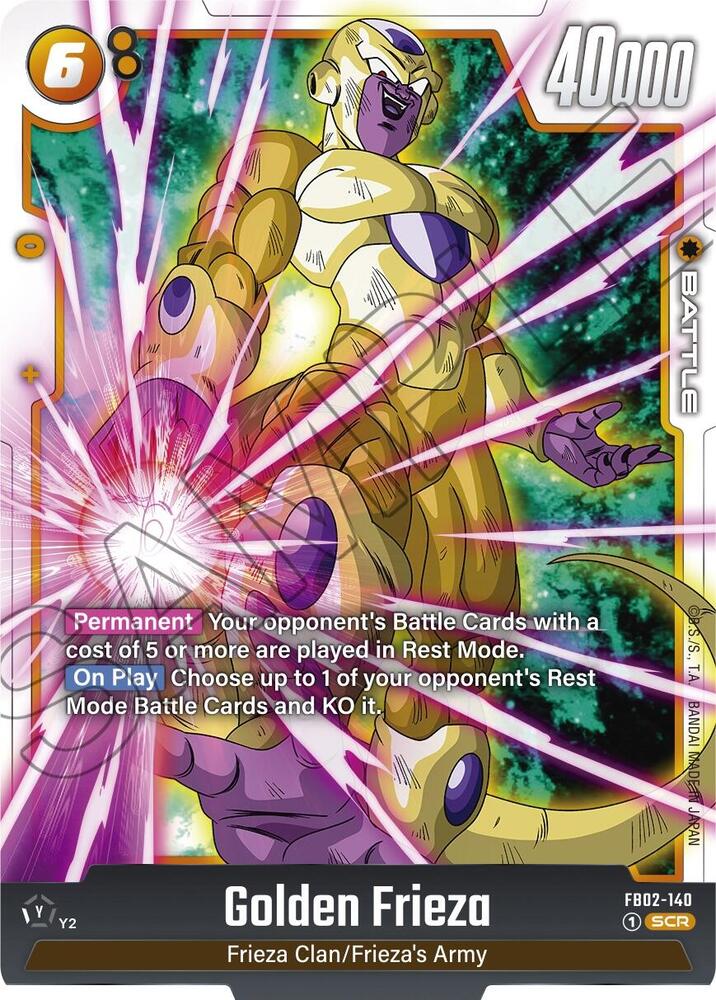 Golden Frieza - Blazing Aura - Dragon Ball Super: Fusion World