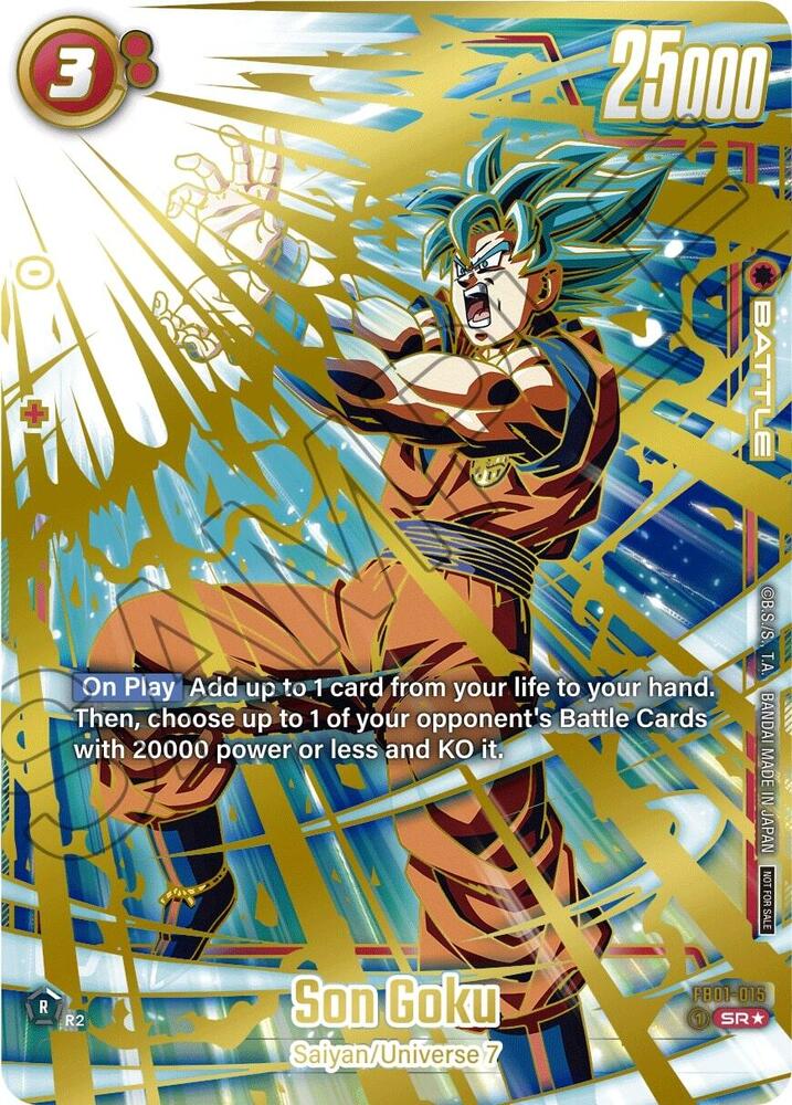 Son Goku - FB01-015 (Championship 2024-2025 Regionals