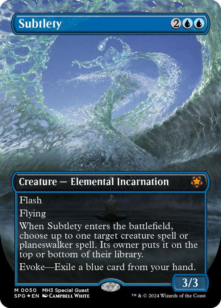 Subtlety (Borderless) (Textured Foil) - Special Guests - Magic