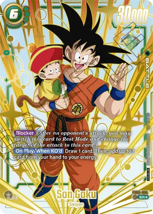 Son Goku - FB03-064 (Gold) - Tournament and Championship Promos