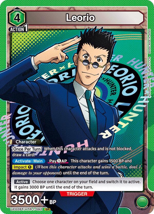 Leorio (092) - UE02BT: HUNTER X HUNTER - Union Arena - TCGplayer.com
