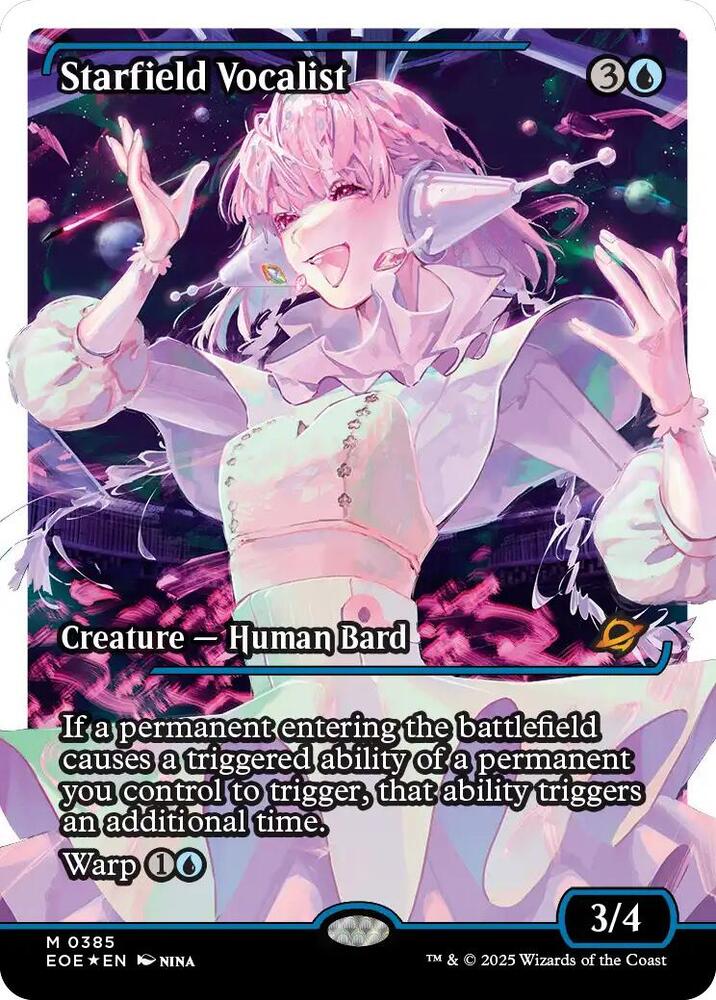 Starfield Vocalist (Showcase) (Fracture Foil) - Edge of Eternities