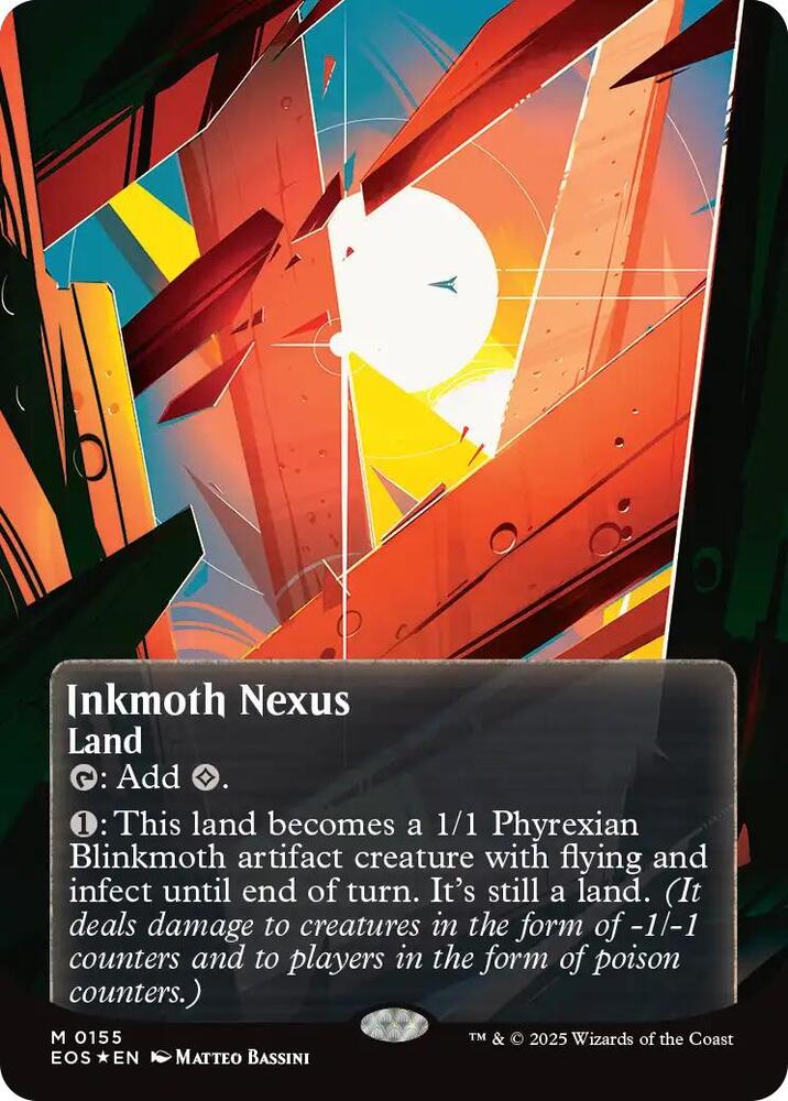 Inkmoth Nexus (0155) (Borderless) (Galaxy Foil) - Edge of