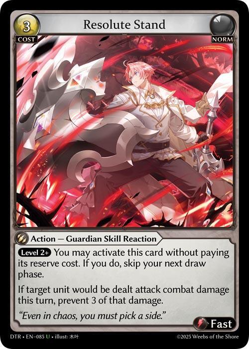 Resolute Stand - Distorted Reflections - Grand Archive TCG