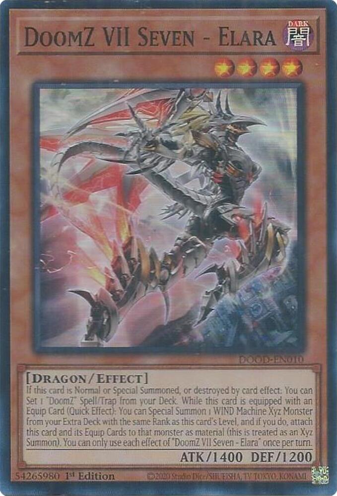 DoomZ VII Seven - Elara - Doom of Dimensions - YuGiOh - TCGplayer.com