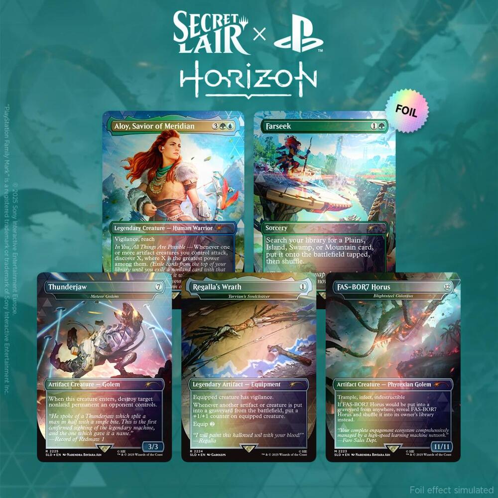 Secret Lair x Horizon: Into the Forbidden West - Rainbow Foil