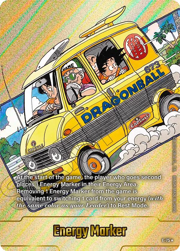 Energy Marker (E-75) (Gold) - Fusion World Energy Markers - Dragon