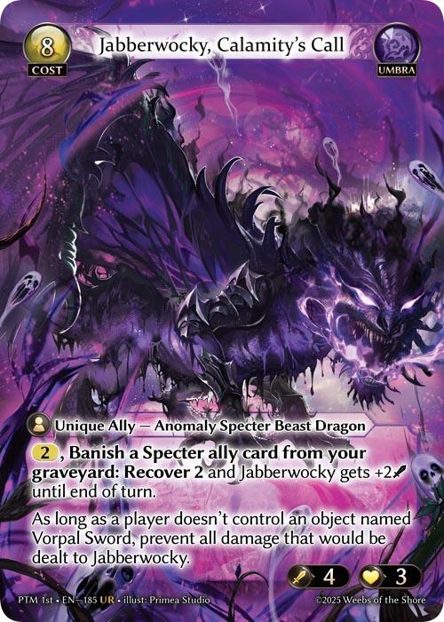 Jabberwocky, Calamity's Call - Phantom Monarchs - Grand Archive
