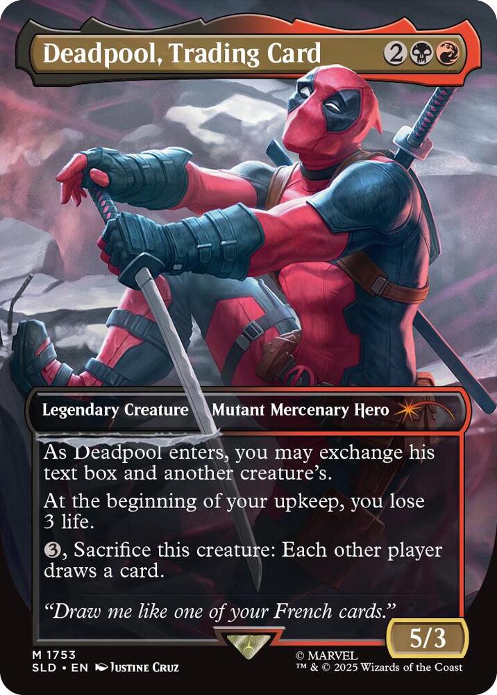 Deadpool, Trading Card - Secret Lair Drop Series - Magic: The