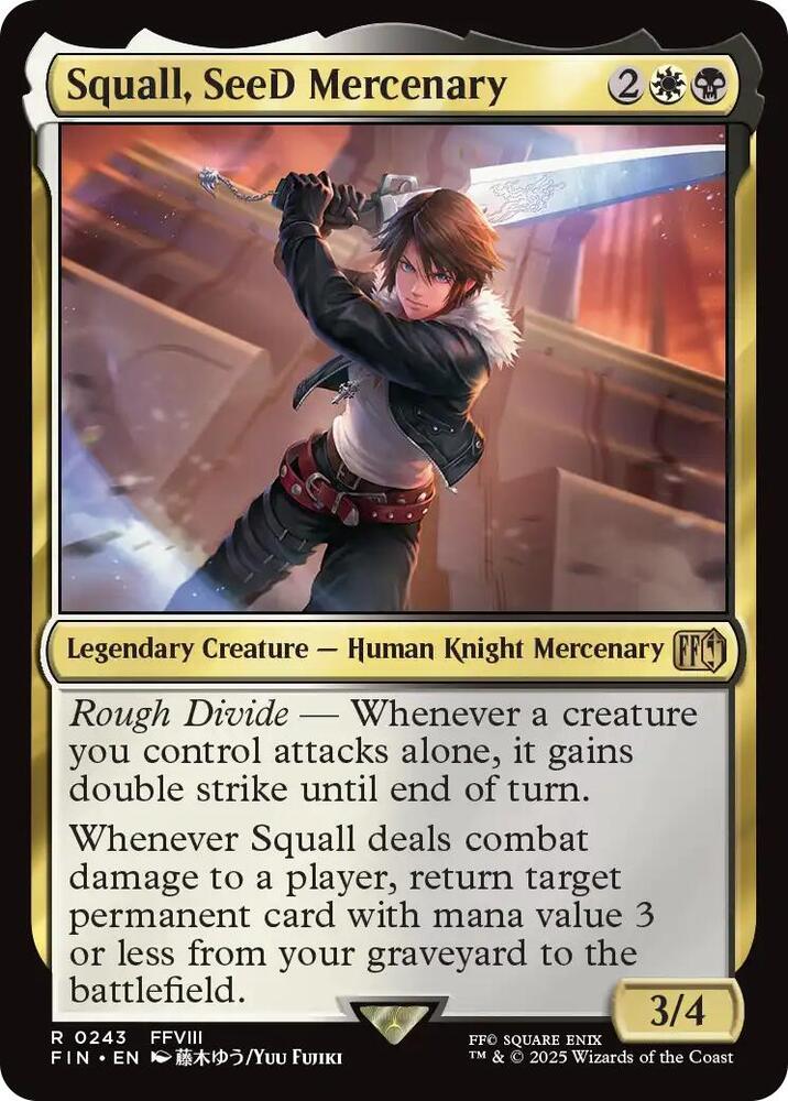Squall, SeeD Mercenary - FINAL FANTASY - Magic: The Gathering