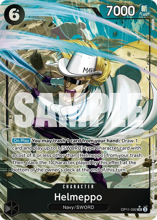 Helmeppo (Alternate Art) - A Fist of Divine Speed - One Piece Card