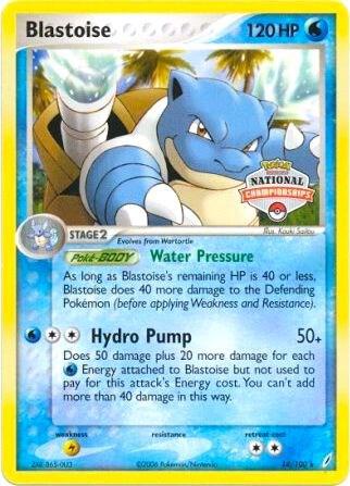 Blastoise - 14/100 (National Championships) - League