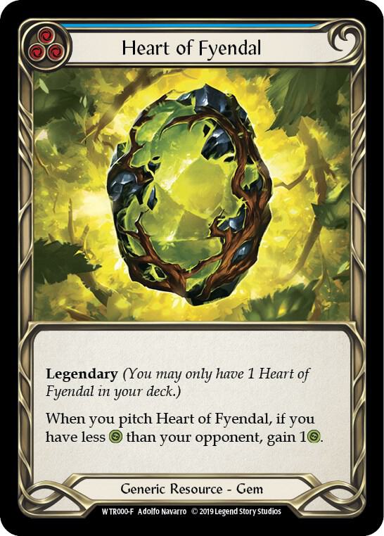Heart of Fyendal - Welcome to Rathe - Flesh and Blood TCG