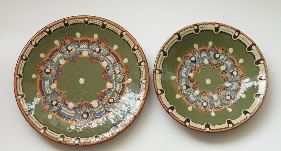 トロヤン陶器（ブルガリア）/プレート小/Blue/Φ18 - テーブルライフストア