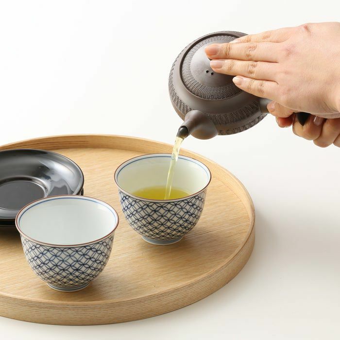 シリーズ以外・その他 単品 染付七宝文 お茶呑茶碗 波佐見焼 |皿や鉢