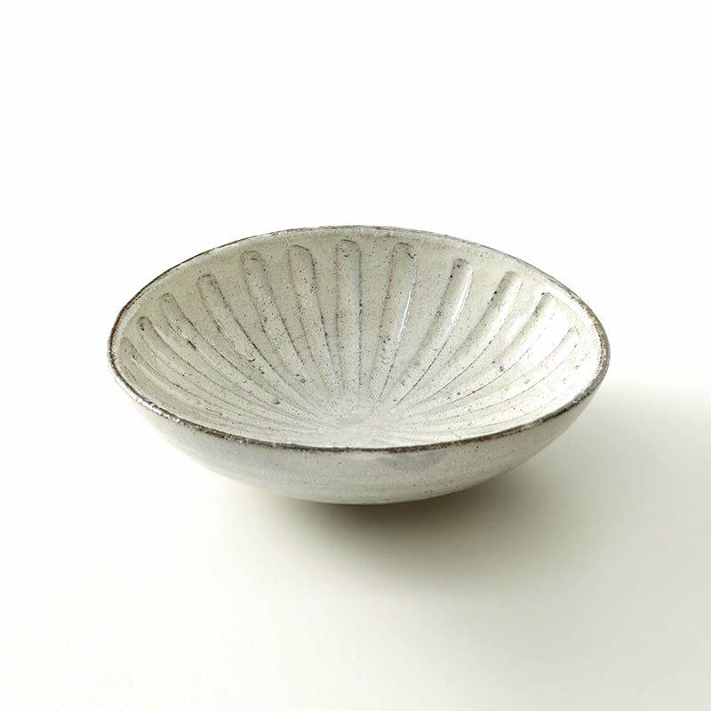 粉引彫文（こひきほりもん） 粉引彫文 中鉢〈1個〉 美濃焼 |皿や鉢など