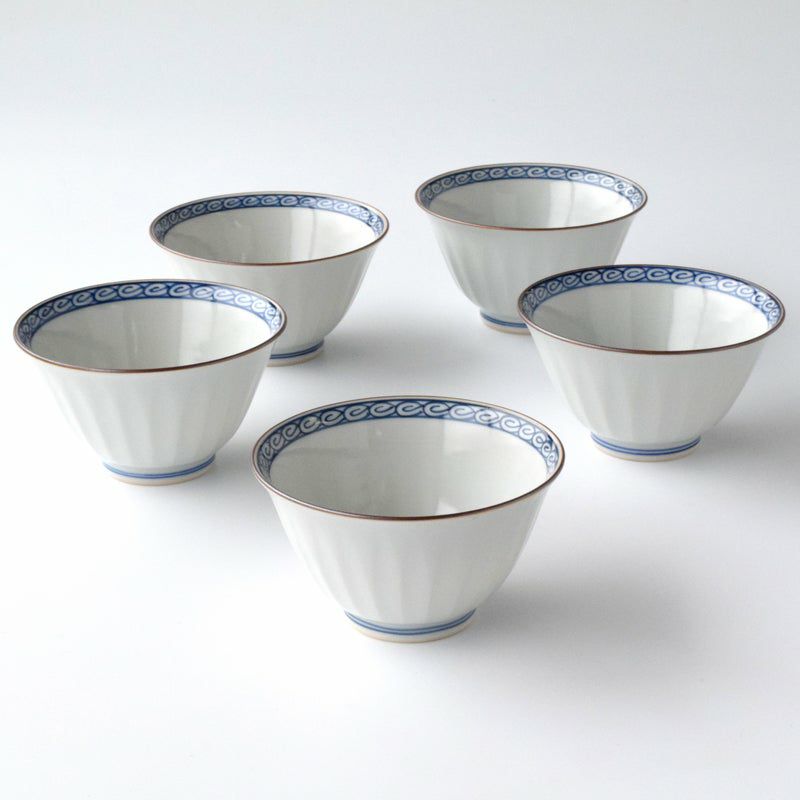 青華白磁透刻染付蓋置高麗茶道具桐箱入り茶道具