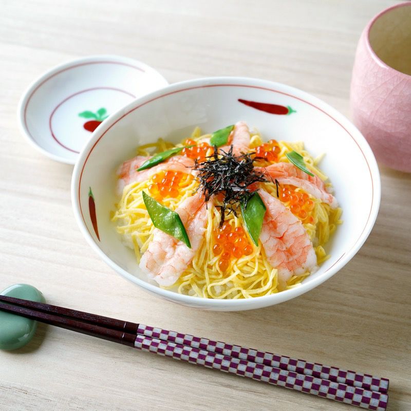 鉢□なます皿14客 赤絵 膾皿 赤絵鉢 窓絵花唐草 蛇の目 明治期 時代物