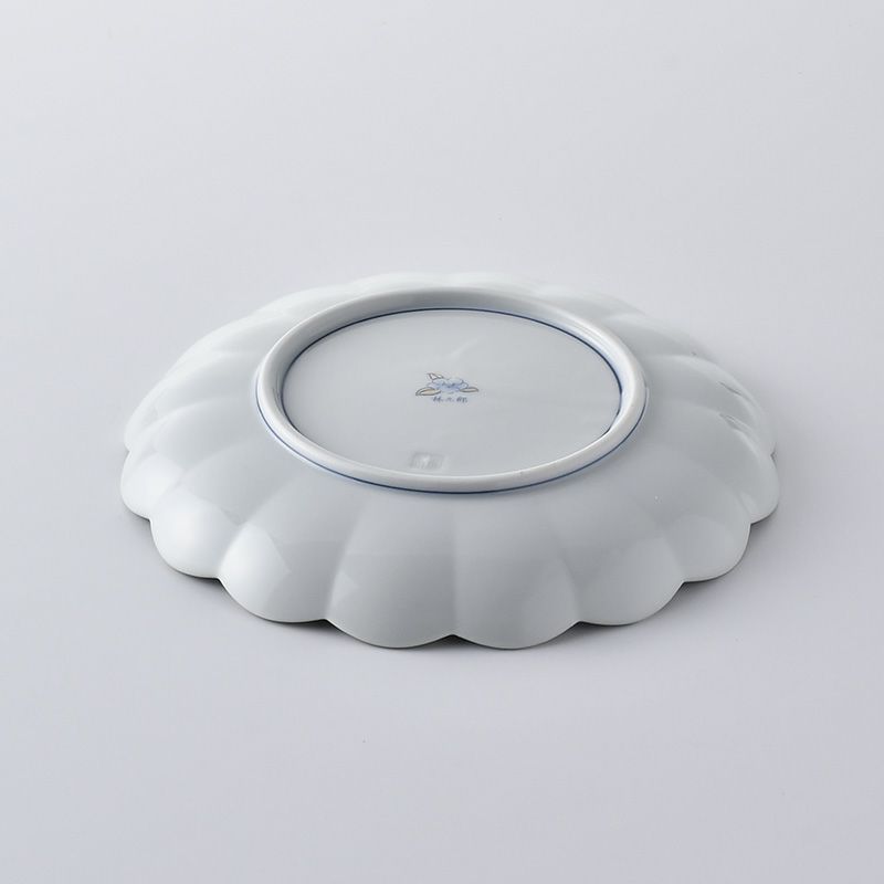 藍青シリーズ 【波佐見焼】銀彩祥瑞 プレート 195〈1枚〉 |皿や鉢など