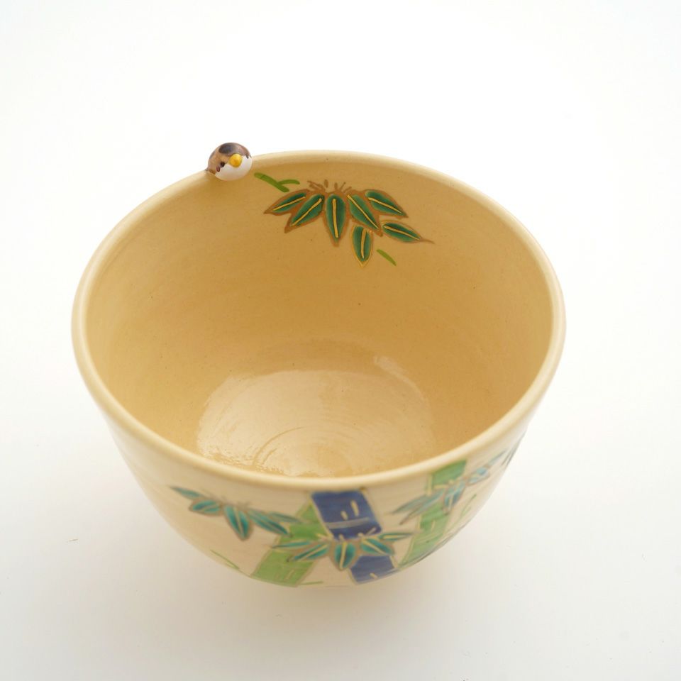 清水焼飯茶碗・手描き・