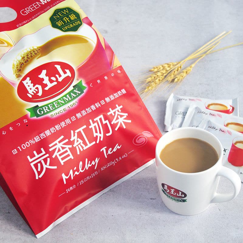 馬玉山 インスタント ローストミルクティー｜炭香紅奶茶 210g（1パック
