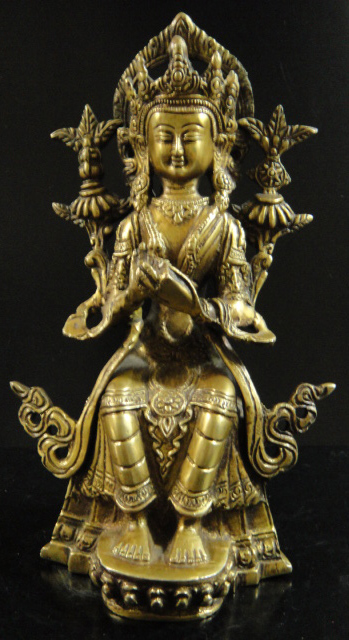 ◇弥勒菩薩（マイトレーヤ）像◇仏教 チベット-A