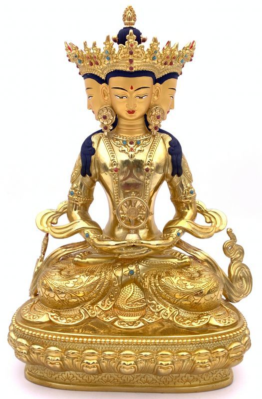 ◇ 希少！！◇四面大日如来（ヴァイローチャナ）像◇仏教 チベット-L