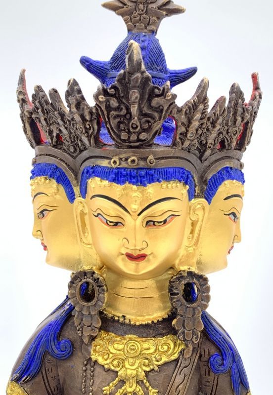 ◇ 希少！！◇四面大日如来（ヴァイローチャナ）像◇仏教チベット