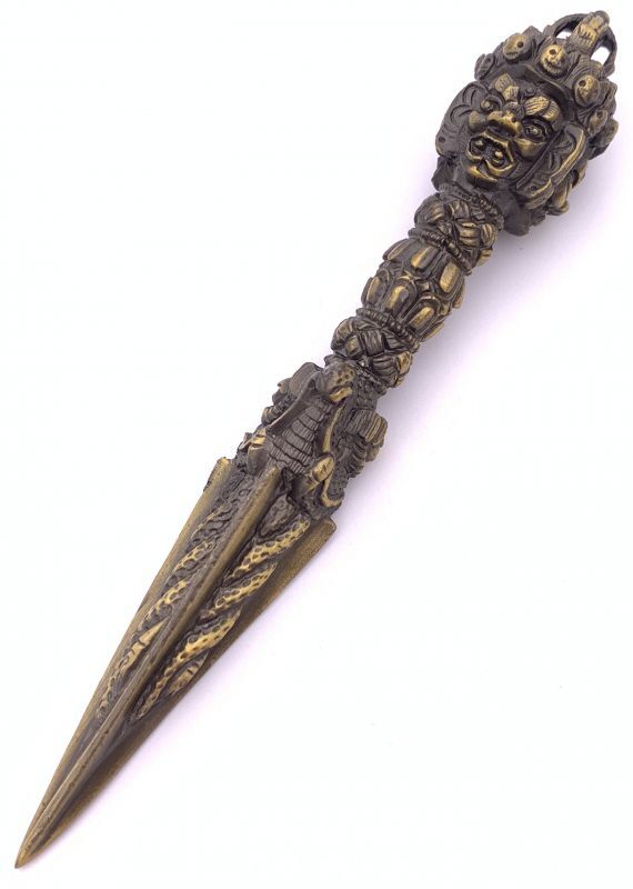 ◇チベット密教法具 3面憤怒尊プルパ（密教宝剣）◇ - TashiTage