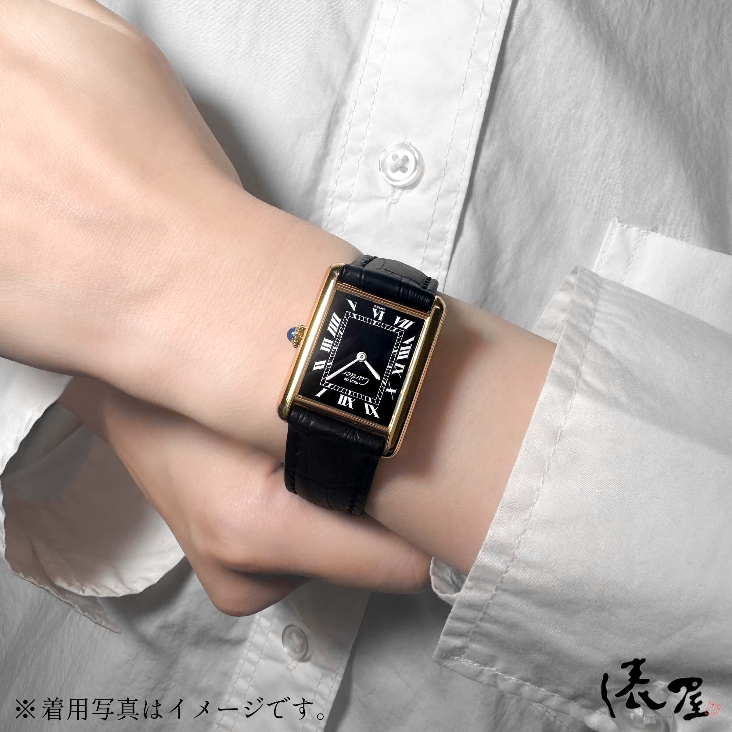 オーバーホール済】 カルティエ マストタンク LM 手巻き式 【ベルト