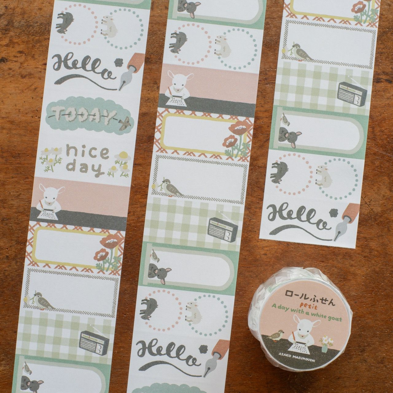 ロールシール メモset ロールシールメモセット