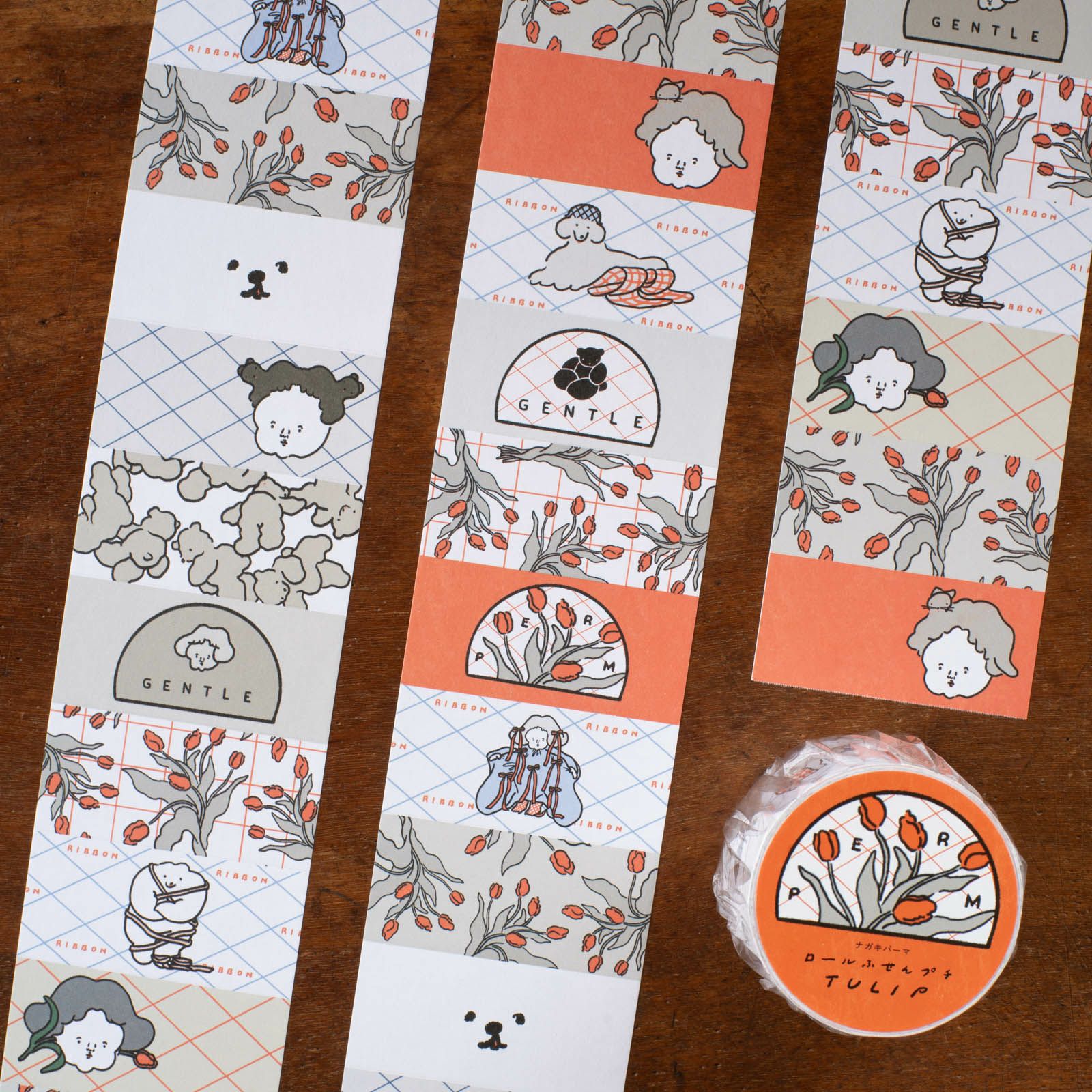 手紙社｜トビマツショウイチロウ・ロールふせんpetit「書かずにはい