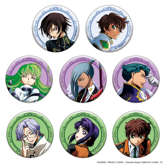 1番カフェ コードギアス 反逆のルルーシュ 缶バッジ CC シーツー 水着